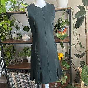Akris Dark Green Sleeveless Dress